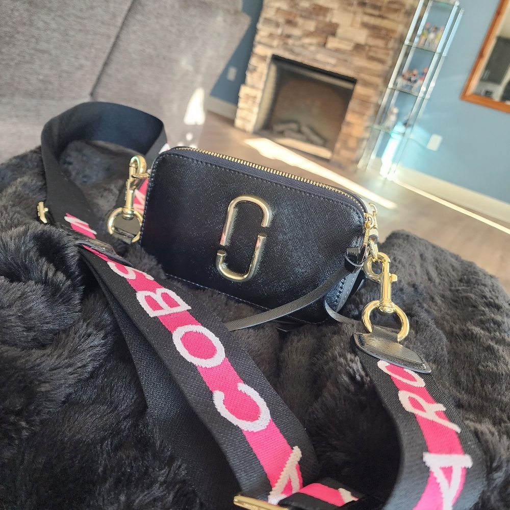 Marc Jacobs S Napshots Camera Black Crossbody Bag